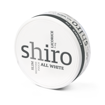 Shiro Licorice Slim Nicotine Pouches
