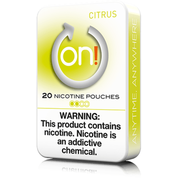 On! 2mg Citrus Mini Dry Nicotine Pouches