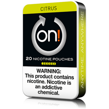On! 8mg Citrus Mini Dry Nicotine Pouches