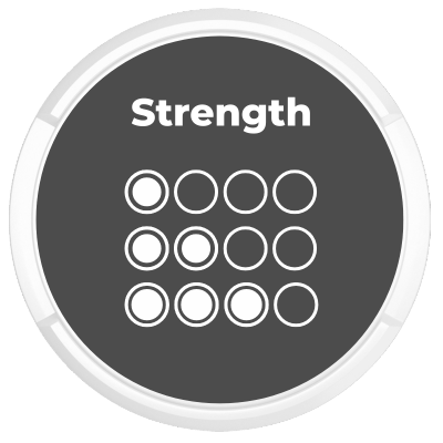 Nicotine pouch strengths