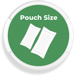 Nicotine pouch sizes