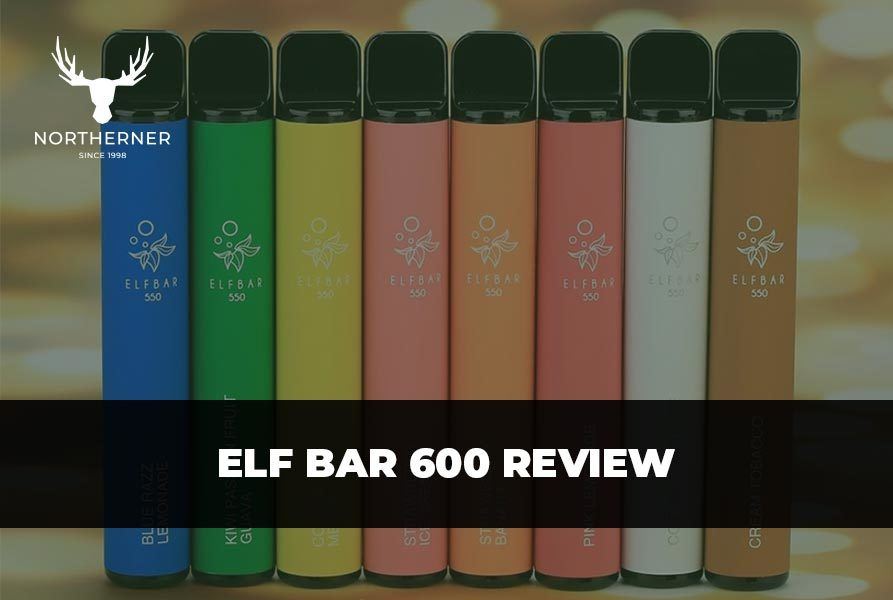 Row of Elf Bar 600 Disposable Vapes