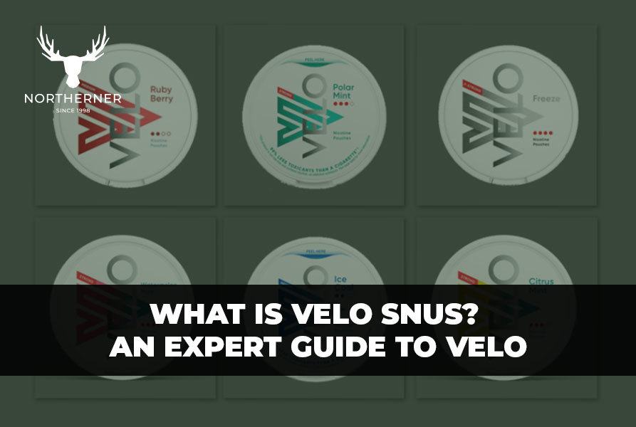 A picture of 6 VELO snus cans - Read our VELO Guide and Order VELO Snus on Northerner