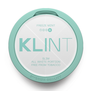 Klint Freeze Mint Slim Extra Strong Nicotine Pouches