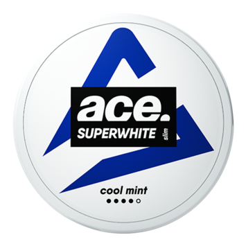 Ace Superwhite Cool Mint Slim Strong Nicotine Pouches