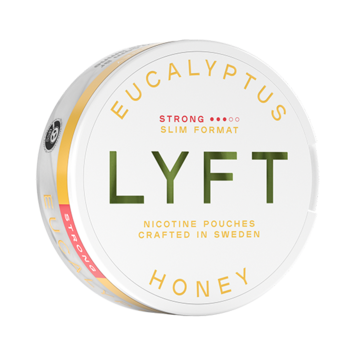 LYFT Eucalyptus & Honey Slim Strong Nicotine Pouches