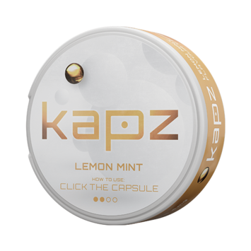 Kapz Lemon Mint Mini Normal Nicotine Pouches