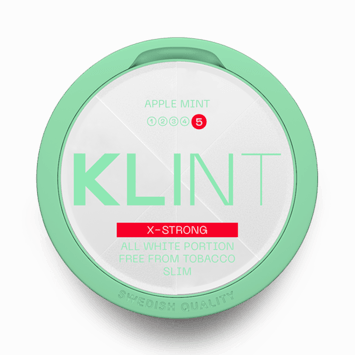 Klint Apple Mint Slim X-Strong Nicotine Pouches