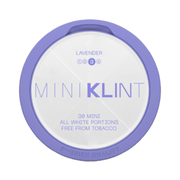 Klint Mini Lavender Strong Nicotine Pouches