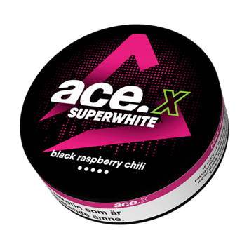 Ace X Raspberry Chili Slim Strong Nicotine Pouches