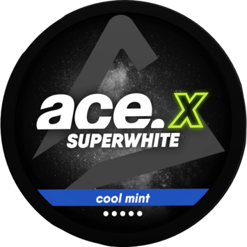 Ace Superwhite x Cosmic Mint Cool Extra Strong Nicotine Pouches