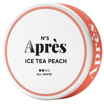 No.5 Après Ice Tea Peach Slim Normal Nicotine Pouches