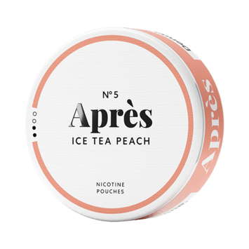 No.5 Après Ice Tea Peach Slim Normal Nicotine Pouches