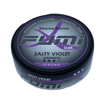 Fumi Salty Violet Slim Extra Strong Nicotine Pouches