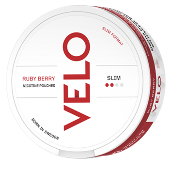 Velo Ruby Berry Slim Normal Nicotine Pouches