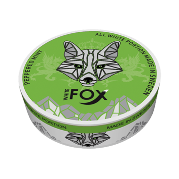 White Fox Peppered Mint Extra Strong Nicotine Pouches