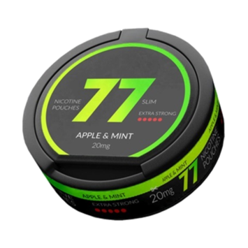 77 Apple Mint Slim Extra Strong Nicotine Pouches