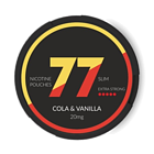 77 Cola & Vanilla Slim Extra Strong Nicotine Pouches