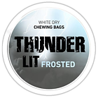 Thunder Lit Frosted White Dry Original Extra Strong Chewing Bags