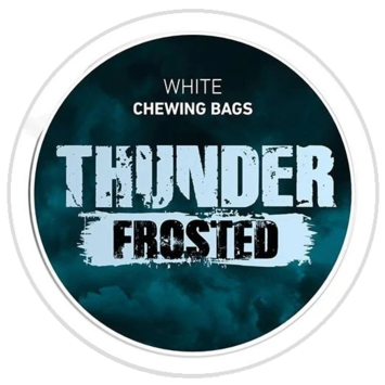 Thunder Frosted White Strong Chewing Bags