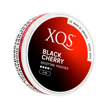 XQS Black Cherry Slim All White Nicotine Pouches