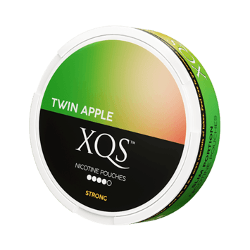XQS Twin Apple Slim All White Nicotine Pouches