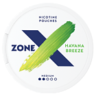 zoneX Havana Breeze Slim Strong Nicotine Pouches