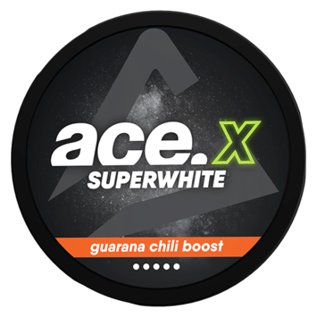 Ace X Guarana Chili Boost Slim Extra Strong Nicotine Pouches