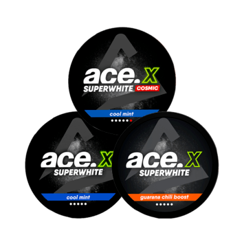 Ace X Strong Superwhite Mixpack