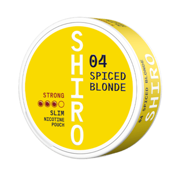 Shiro #04 Spiced Blonde Slim Strong Nicotine Pouches