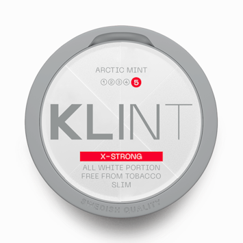 Klint Arctic Mint Slim X-Strong Nicotine Pouches
