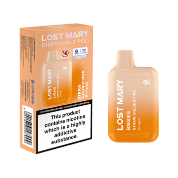 Lost Mary Straw Golden Pina BM600S (20mg)
