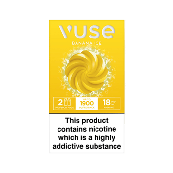 Vuse Pro Prefilled Pods Banana Ice 18mg
