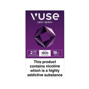 Vuse Pro Prefilled Pods Very Berry 18mg