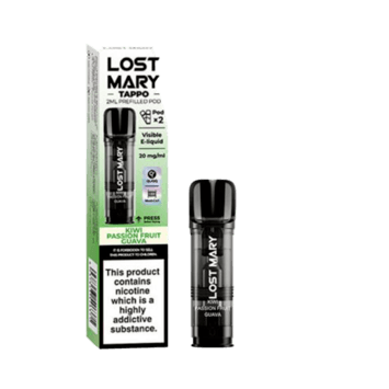 Kiwi Passionfruit Guava Tappo Prefilled Pods by Lost Mary