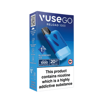 Vuse Go Reload Blue 1000 Blueberry Ice (20mg)