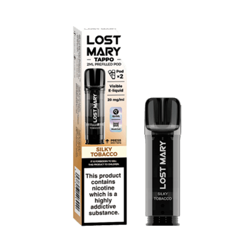 Silky Tobacco Tappo Prefilled Pods by Lost Mary