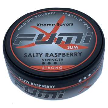 Fumi Salty Raspberry Slim Extra Strong Nicotine Pouches