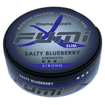 Fumi Salty Blueberry Slim Extra Strong Nicotine Pouches