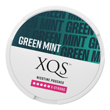 XQS Green Mint Slim Extra Strong Nicotine Pouches