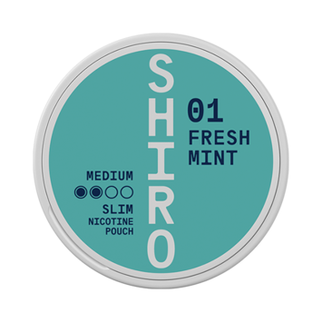 Shiro #01 Fresh Mint Slim Normal Nicotine Pouches