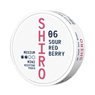Shiro #06 Sour Red Berry Mini Normal Nicotine Pouches