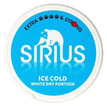Sirius Ice Cold White Dry Strong Chewing Bags