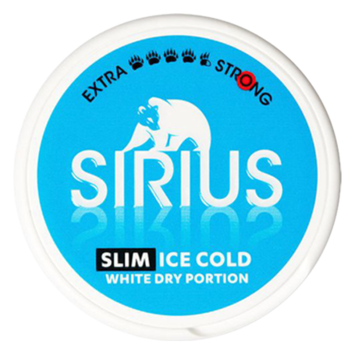 Sirius Ice Cold Slim White Dry Strong Chewing Bags