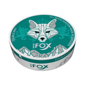 White Fox Double Mint  Strong Nicotine Pouches