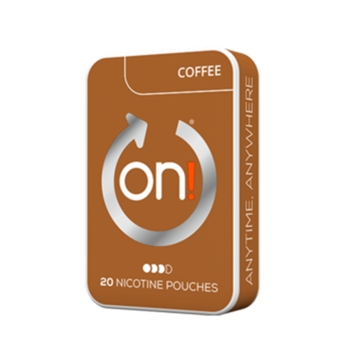 on! Coffee 6mg Mini Strong Nicotine Pouches