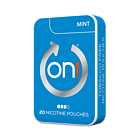 on! Mint 6mg Mini Strong Nicotine Pouches