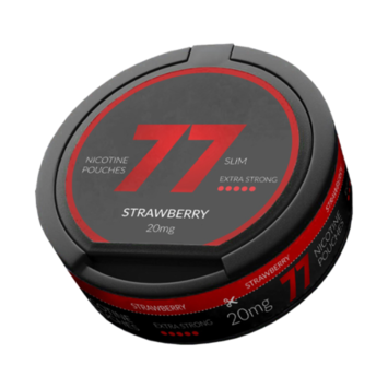 77 Strawberry Slim Extra Strong Nicotine Pouches