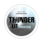 Thunder Lit Frosted White Dry Original Extra Strong Chewing Tobacco Bags