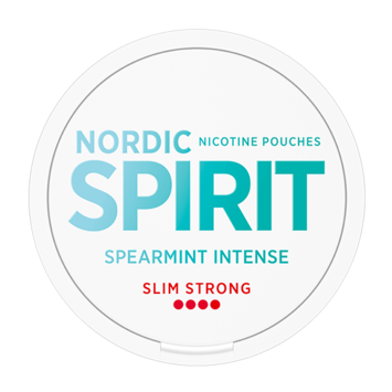 Nordic Spirit Spearmint Intense Slim Strong Nicotine Pouches